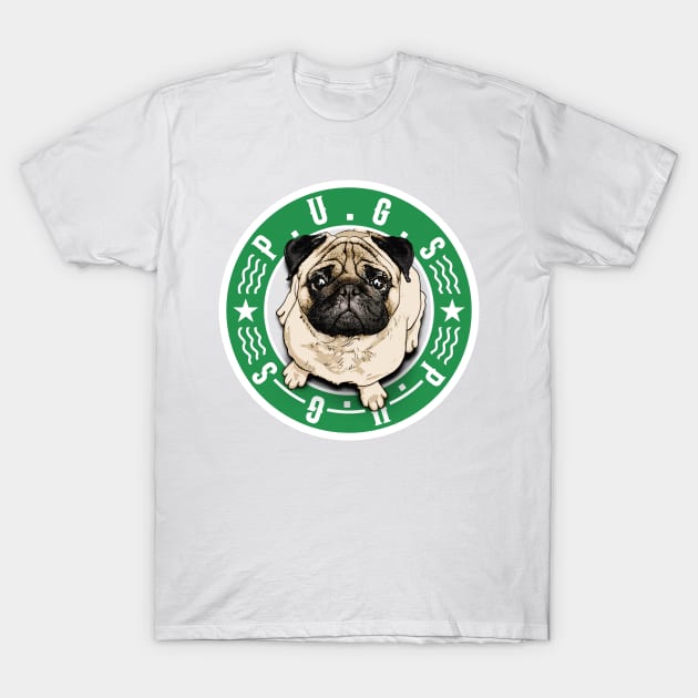 PUG HUG MUG T-Shirt by SERVASTEAK